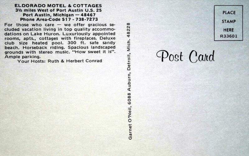 Eldorado Motel & Cottages - Eldorado Motel Postcard (newer photo)